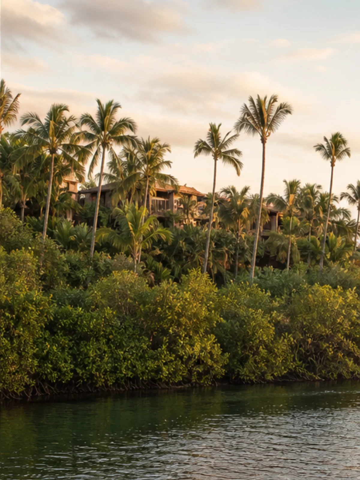 Mangrove coast near Punta de Mita